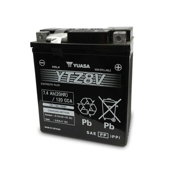 Batterie Yuasa série YTZ (YUAM728ZV)