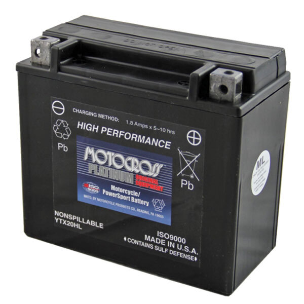 MOTOCROSS AGM HIGH PERFORMANCE BATTERY (MOSM620BH)