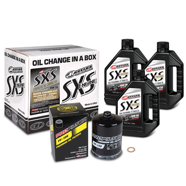 KIT D'HUILE À CHANGEMENT RAPIDE MAXIMA RACING OILS SXS (90 219013)