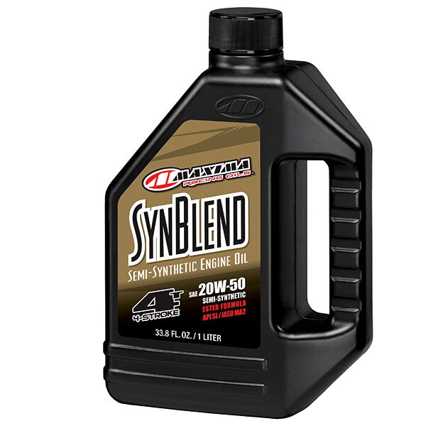 Maxima Racing Oils Huile moteur 4 temps à mélange synthétique d'ester EA de 12 1L 20W50