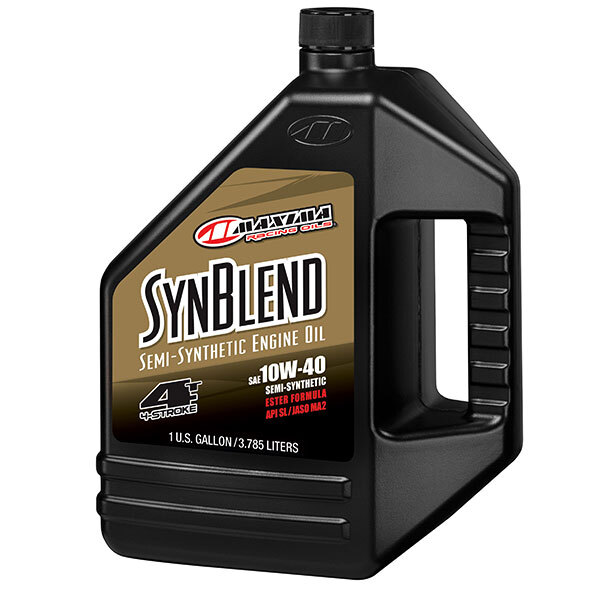 Maxima Racing Oils Huile moteur 4 temps à mélange synthétique d'ester EA de 4 128 OZ 10W40