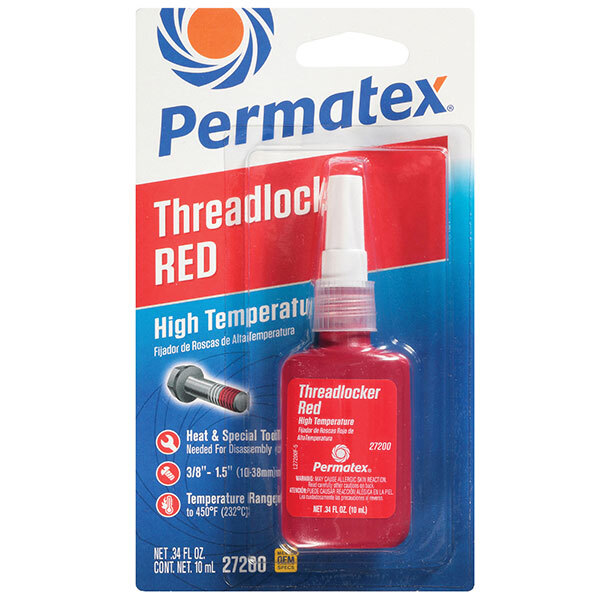 PERMATEX ROUGE FILETAGE HAUTE RÉSISTANCE ET TEMPÉRATURE 36mL