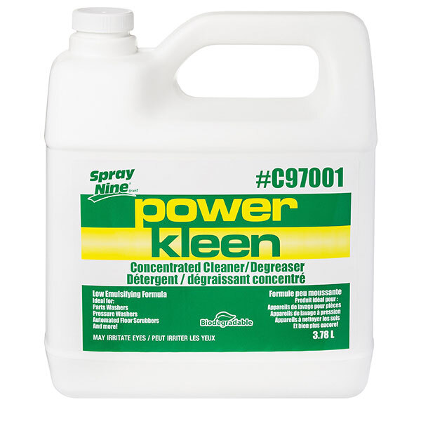 NETTOYANT DE LAVAGE DE PIÈCES SPRAY NINE POWER KLEEN (C97001)