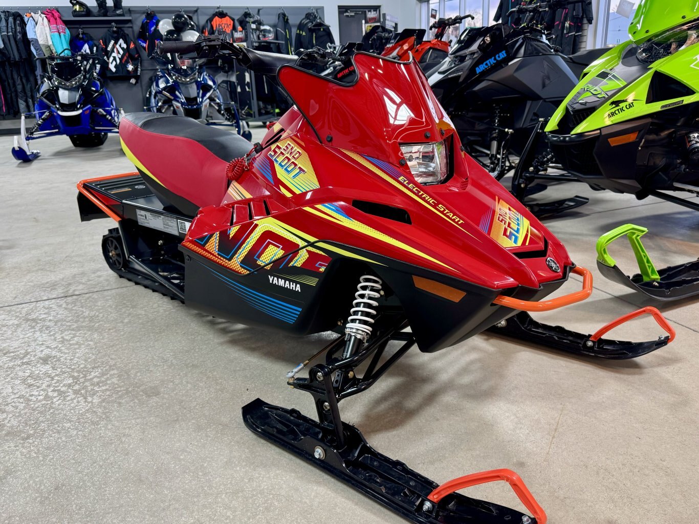 2025 Yamaha SNOSCOOT ES Red/Orange