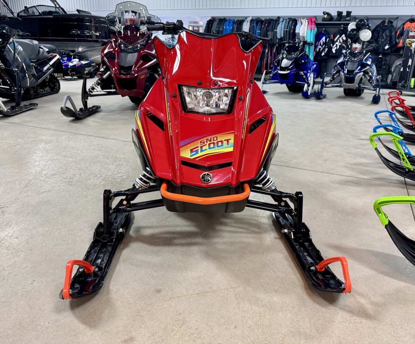 2025 Yamaha SNOSCOOT ES Red/Orange