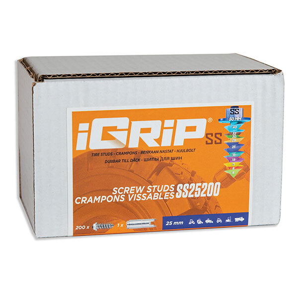 IGRIP SS 25 SHOULDERED TIRE STUDS