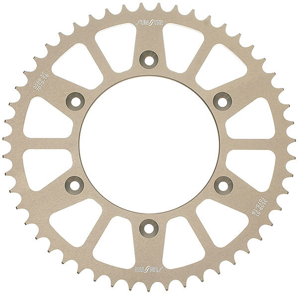 SUNSTAR WORKS TRIPLESTAR ALUMINUM REAR SPROCKET (5 139046)