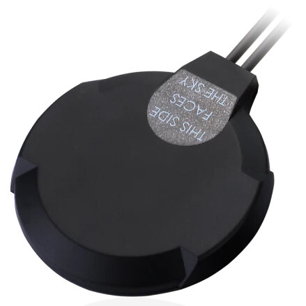 Remote Cellular & GPS Antenna: Adhesive Mount Puck for Siren 3 Pro