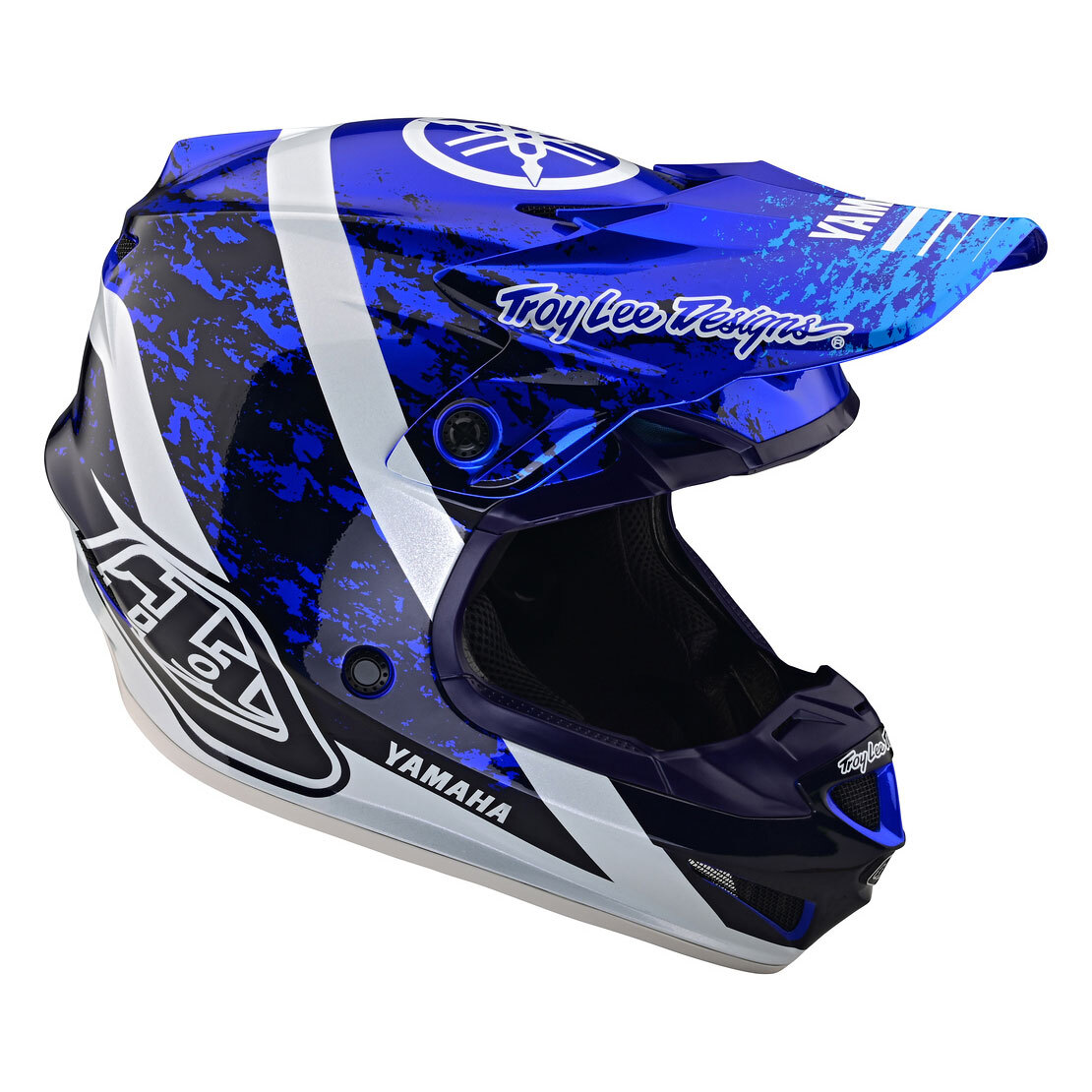Yamaha Youth SE4 Polyacrylite Helmet by Troy Lee® Large navy blue