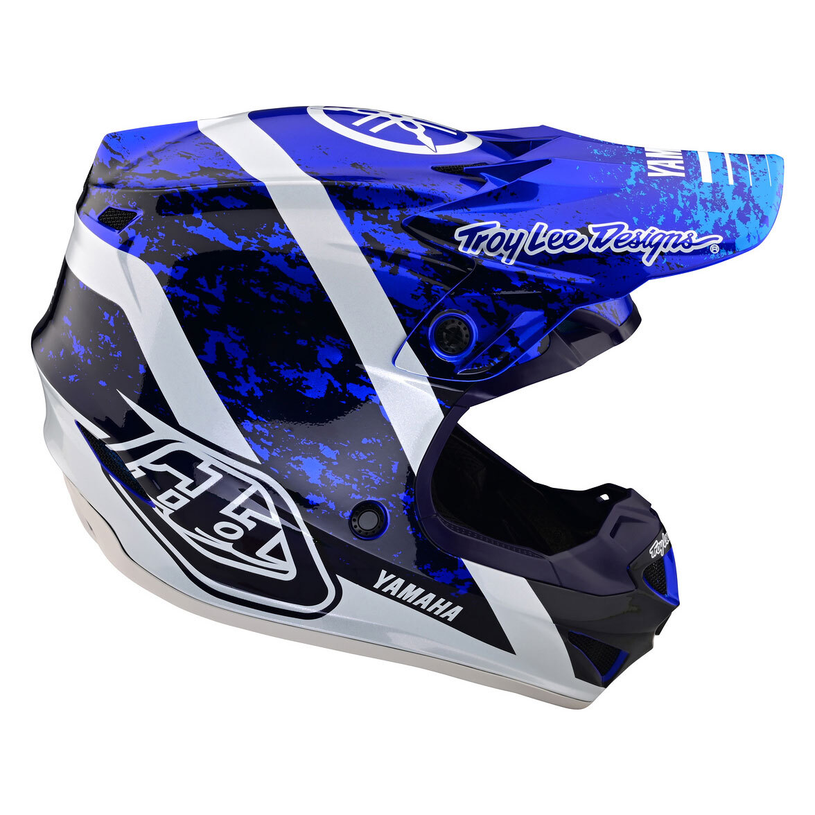 Yamaha Youth SE4 Polyacrylite Helmet by Troy Lee® Large navy blue