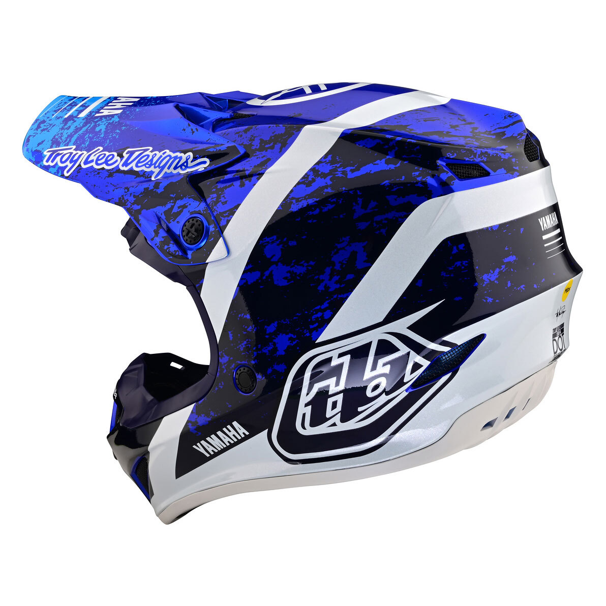 Yamaha Youth SE4 Polyacrylite Helmet by Troy Lee® Large navy blue