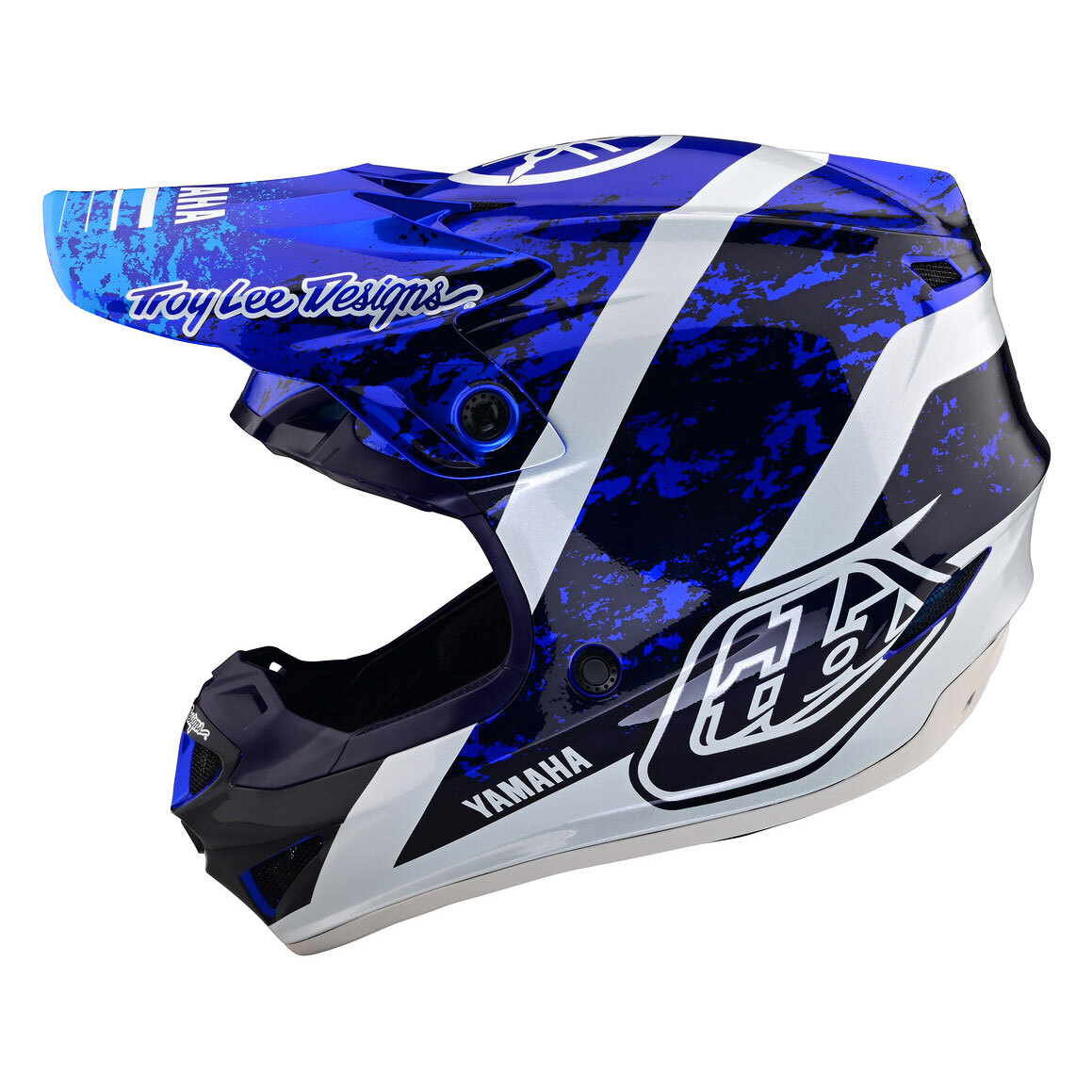 Yamaha Youth SE4 Polyacrylite Helmet by Troy Lee® Large navy blue