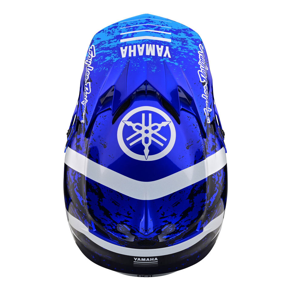 Yamaha Youth SE4 Polyacrylite Helmet by Troy Lee® Large navy blue
