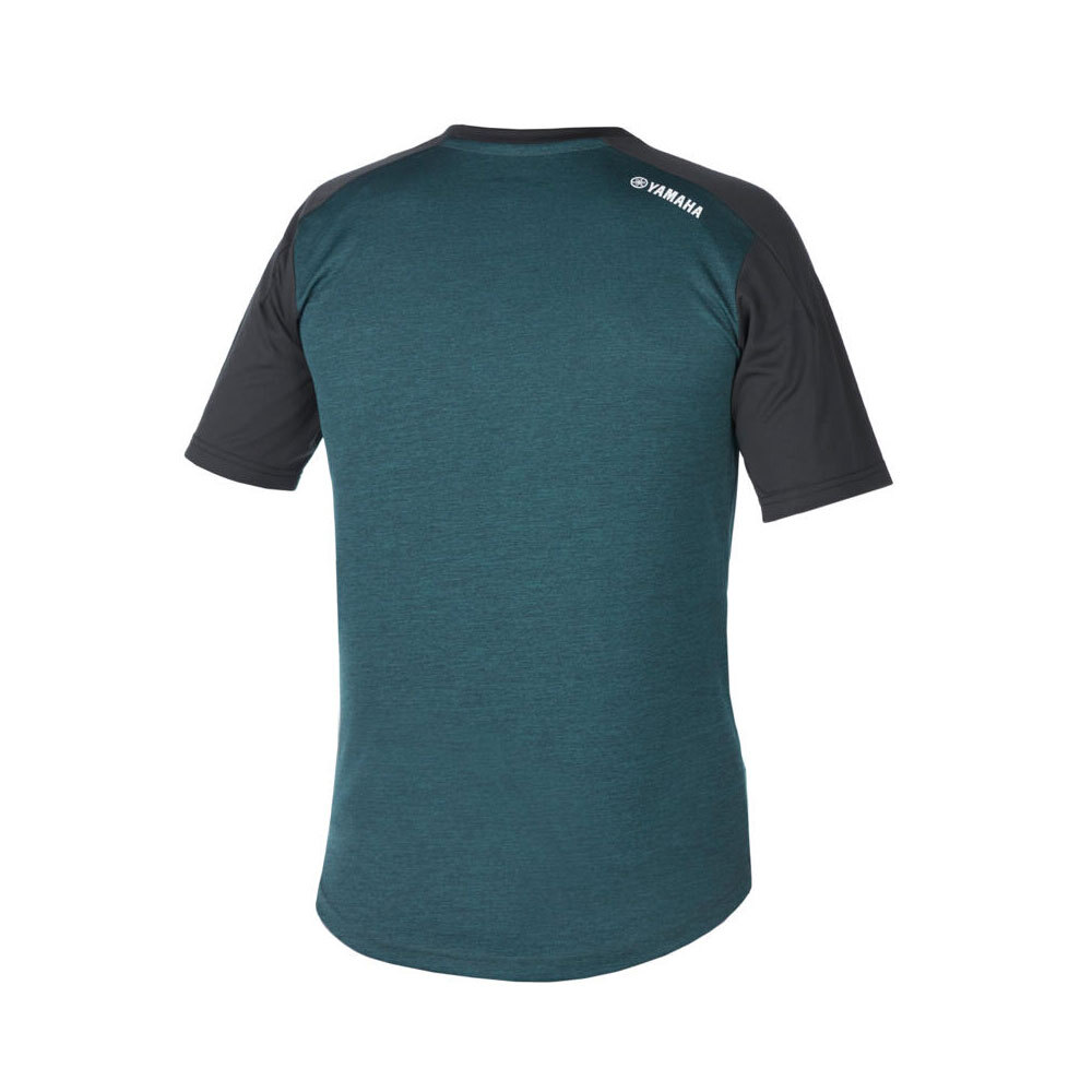 Maillot de vélo de montagne à manches courtes pour hommes Yamaha Small gris/bleu