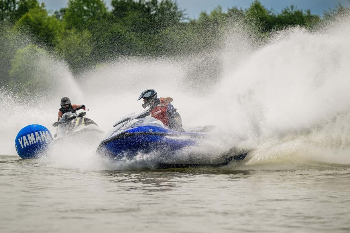 2025 Yamaha GP SVHO Blanc/Bleu course