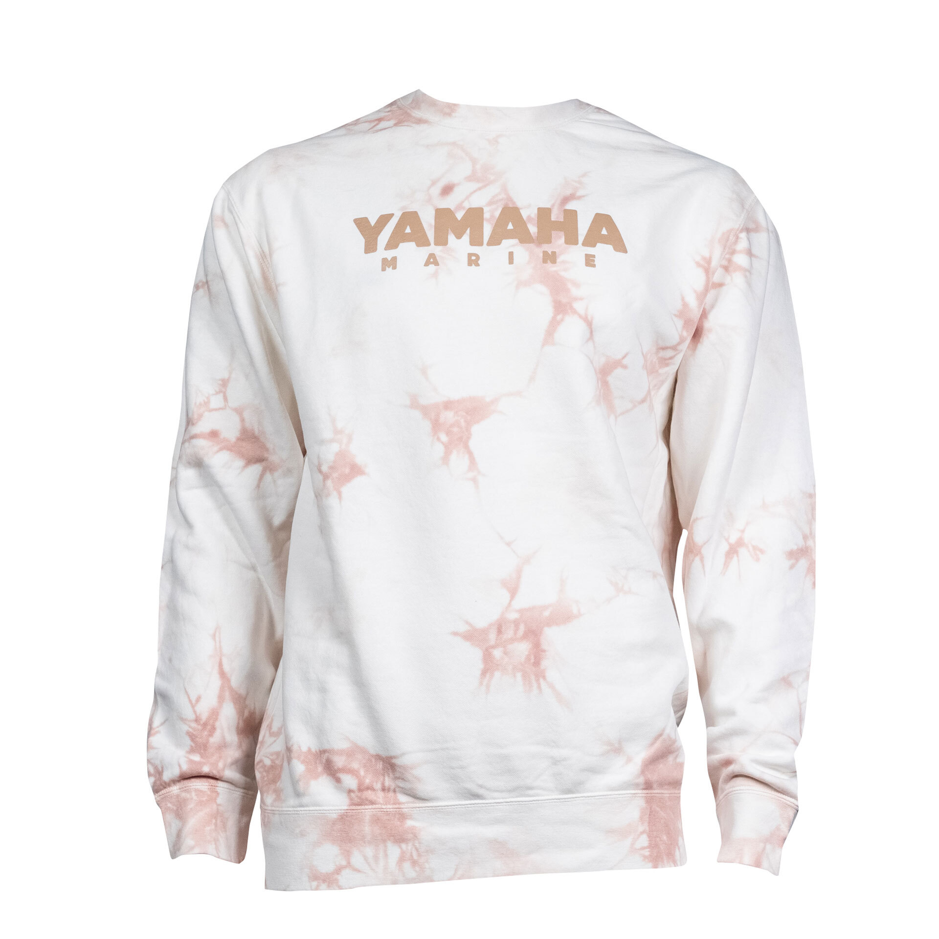 Yamaha Marine Tie Dye Crewneck Sweatshirt Large white