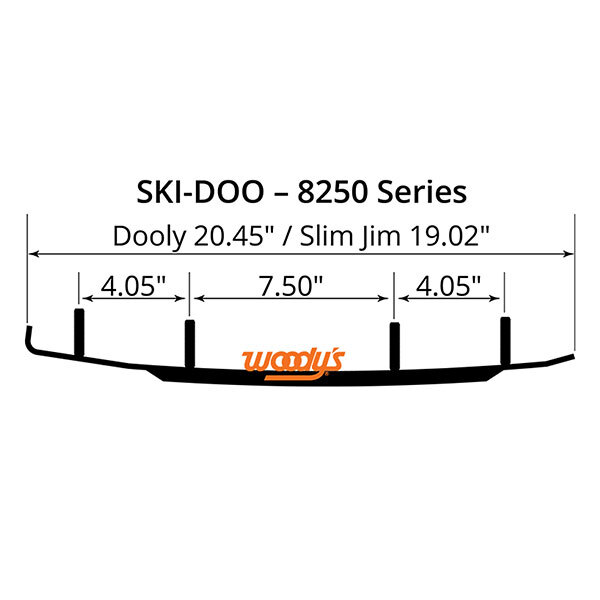 LAME AU CARBURE WOODY'S DOOLY (DS4 8250)