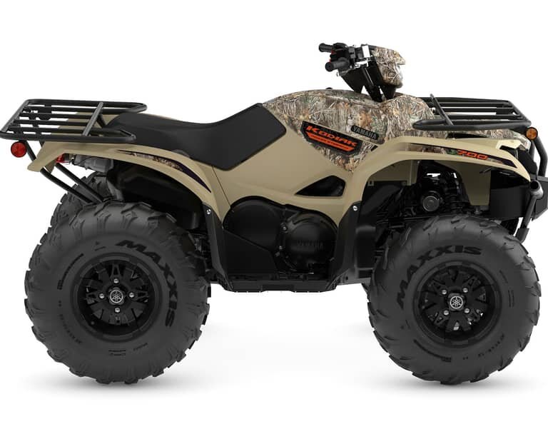 Yamaha Kodiak 700 EPS 2025 Beige d'automne avec bordure Realtree