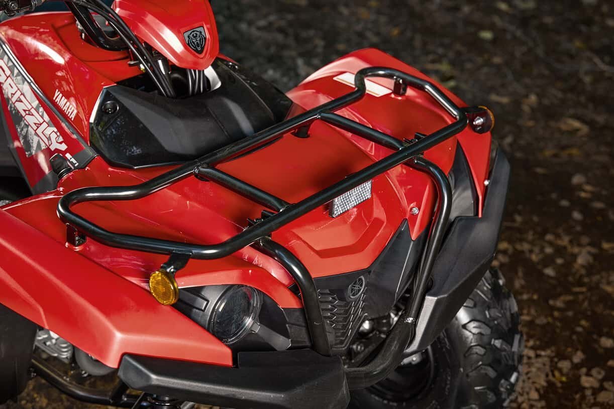 Yamaha Grizzly 110 2025 Gris métallisé/rouge