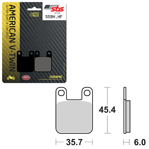 PLAQUETTES DE FREIN EN CÉRAMIQUE SBS HAUTE PUISSANCE ET RÉDUCTION DU BRUIT (6490559108)