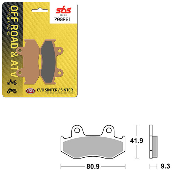 SBS EVO SINTER BRAKE PAD (6280709108)