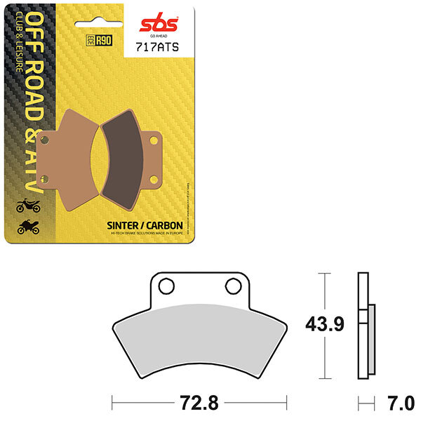 SBS SINTER BRAKE PAD (6460717108)