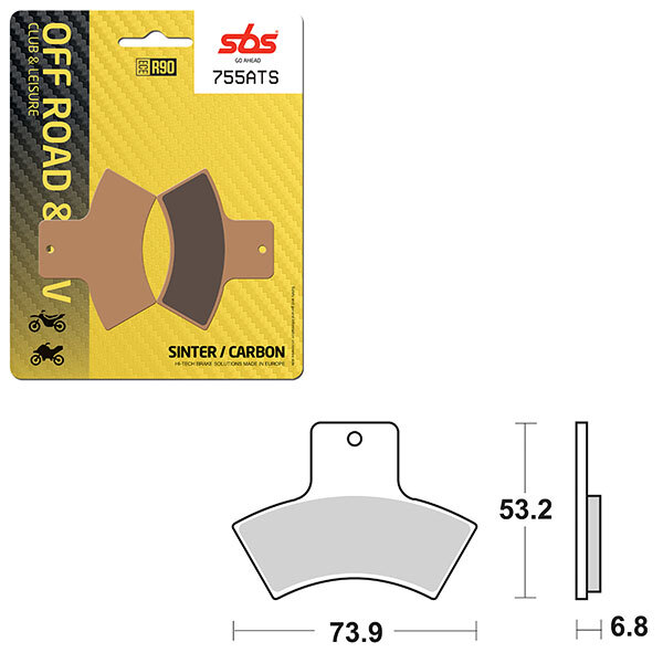 SBS SINTER BRAKE PAD (6460755108)