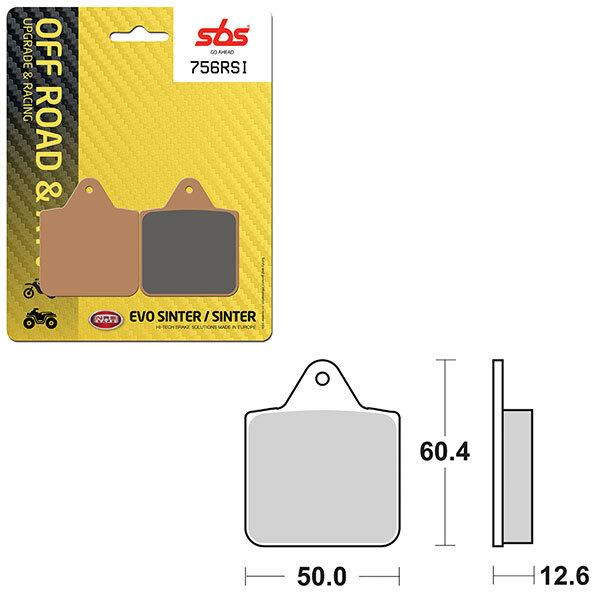 SBS EVO SINTER BRAKE PAD (6280756108)