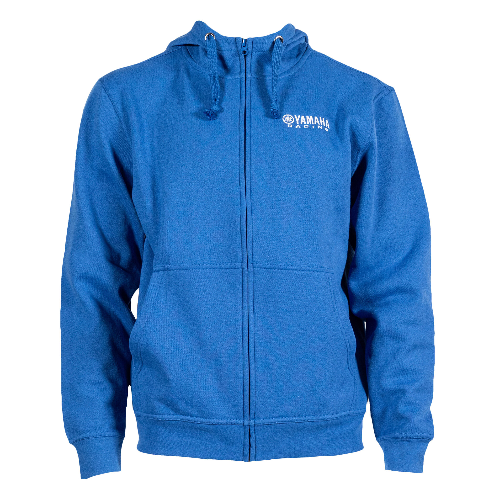 Sweat à capuche unisexe Yamaha Essential Full Zip Bleu moyen