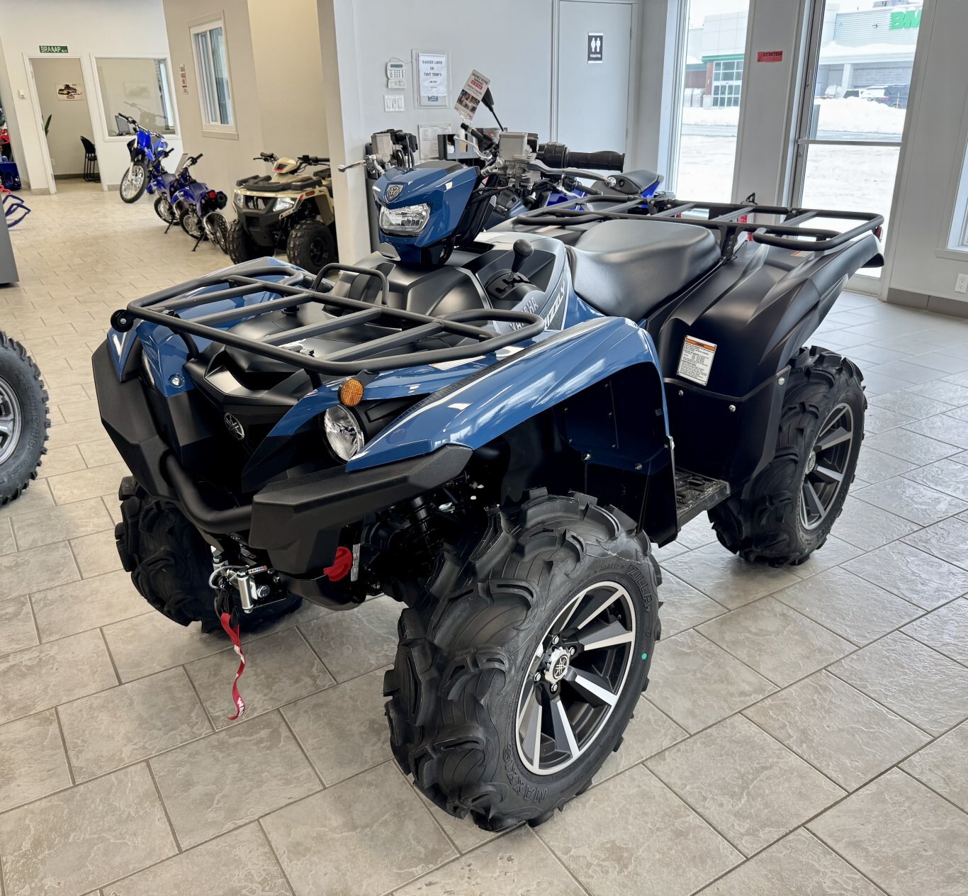 2025 VTT Yamaha Grizzly EPS SE Bleu gris