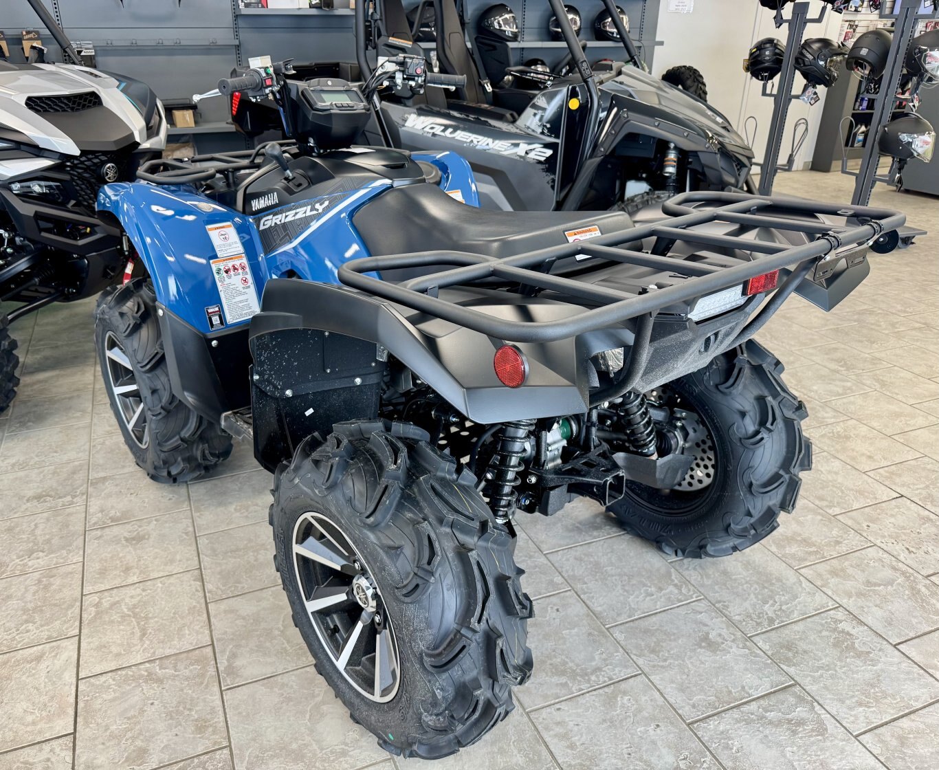 2025 VTT Yamaha Grizzly EPS SE Bleu gris