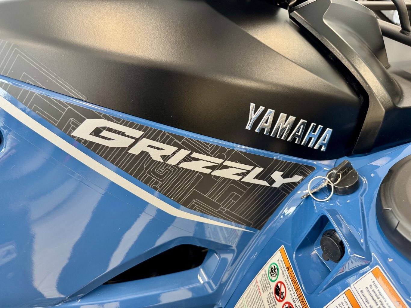 2025 VTT Yamaha Grizzly EPS SE Bleu gris