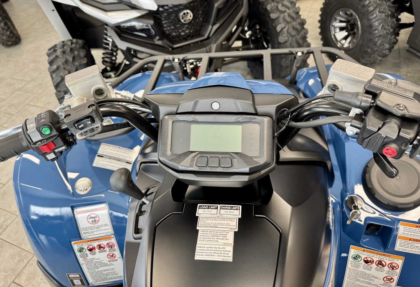 2025 VTT Yamaha Grizzly EPS SE Bleu gris
