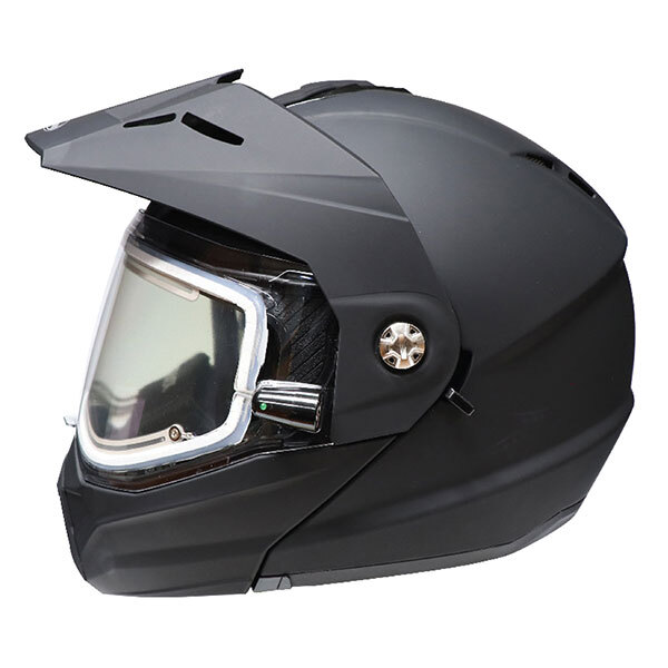 GMAX MD74 SOLID MODULAR FULL FACE SNOW HELMET Electric Large Black