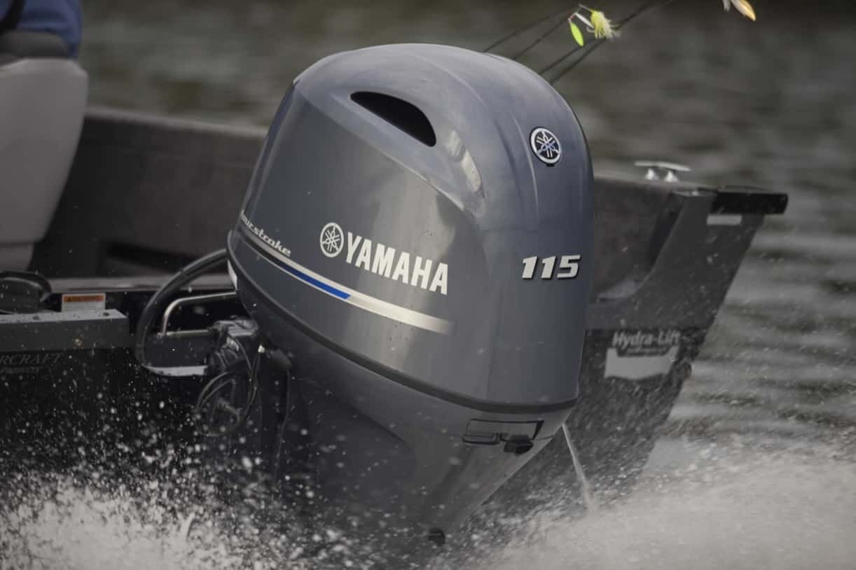 2026 Hors Bord Yamaha F115LB Gris