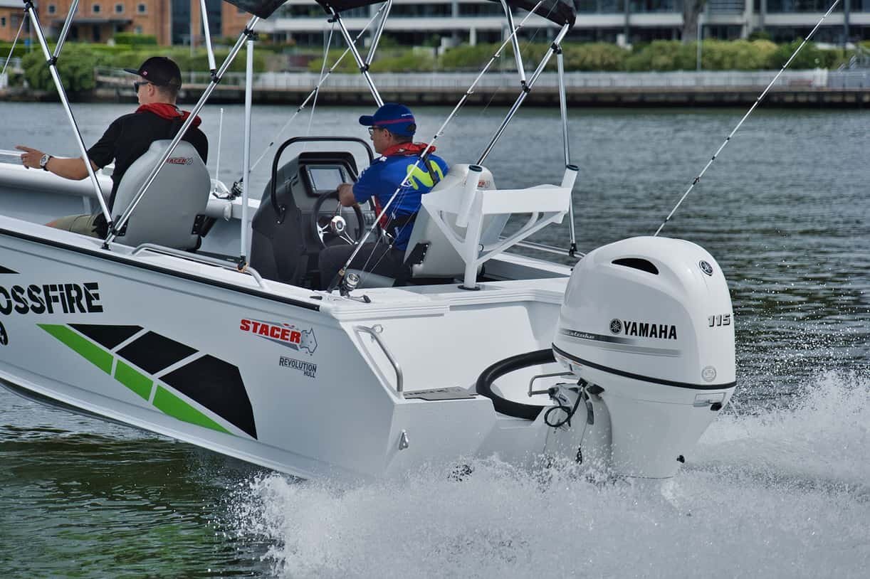 2026 Hors Bord Yamaha F115LB Gris