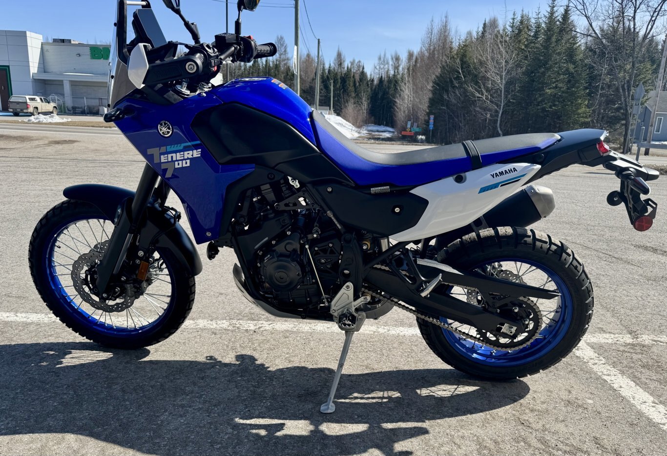 2025 Moto Yamaha Tenere 700 Bleu Yamaha