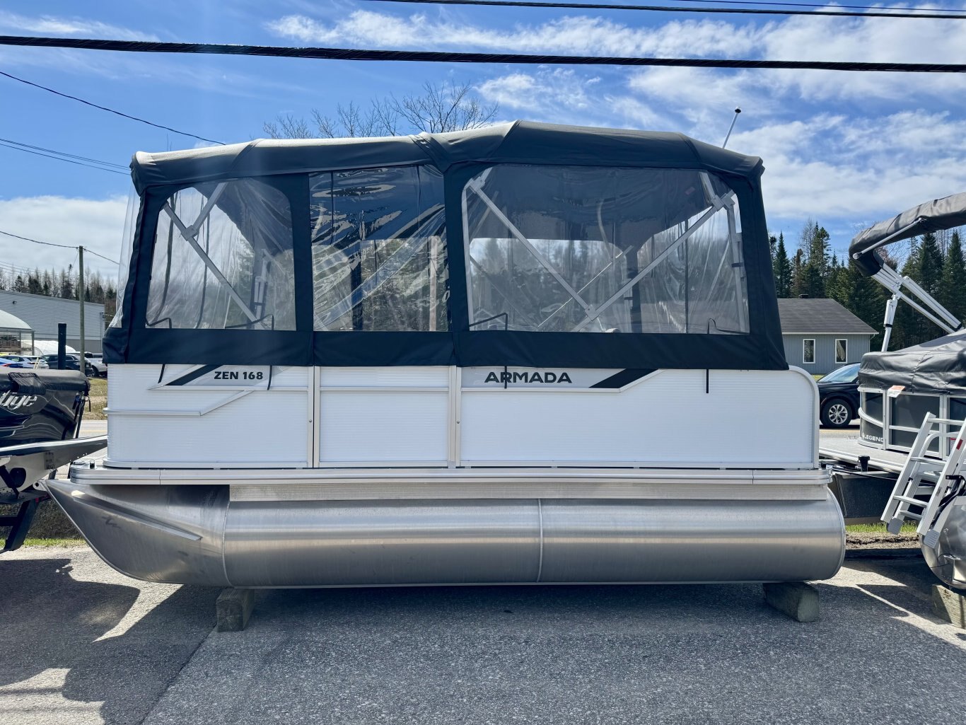 2025 Ponton Armada Zen 168 TÔLE EXTÉRIEURE BLANCHE