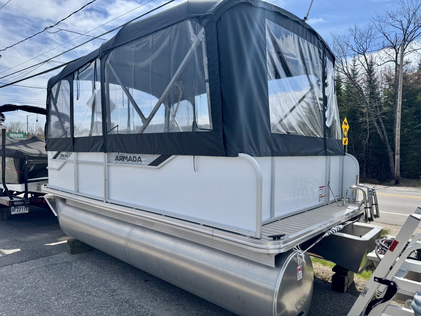 2025 Ponton Armada Zen 168 TÔLE EXTÉRIEURE BLANCHE