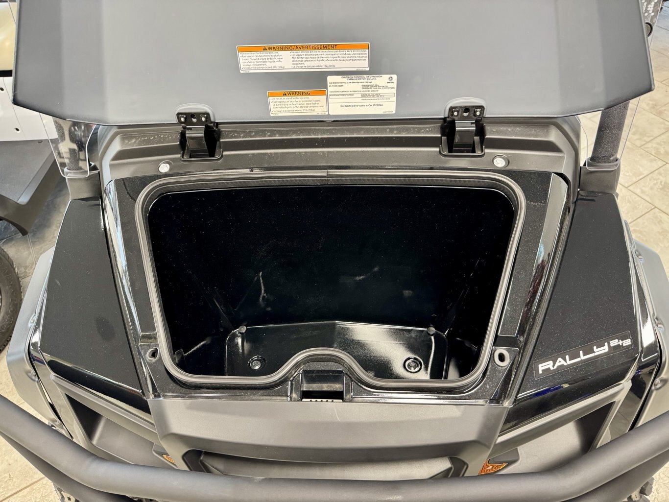 2025 Voiturette Yamaha UMAX Rally 2+2 Onyx métallique