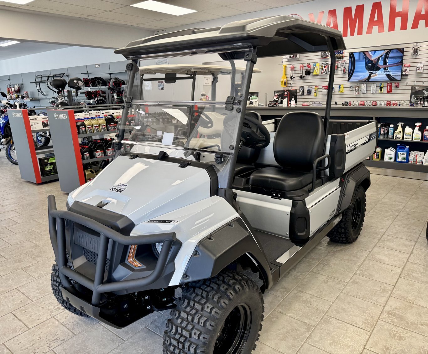 2025 Voiturette Yamaha UMAX Rallye Blanc Glacier