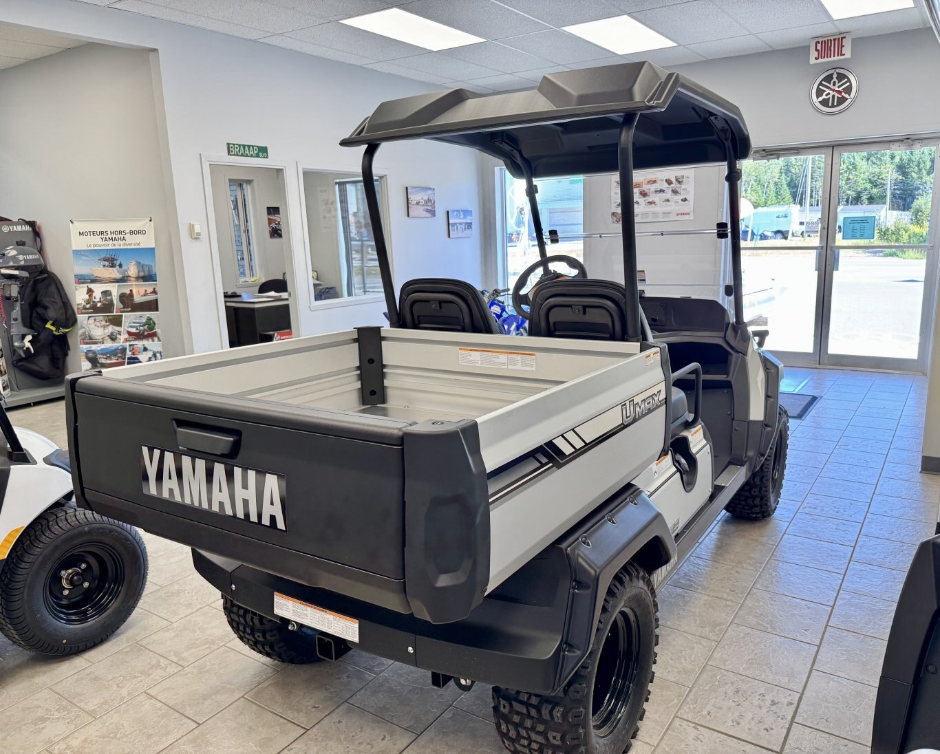 2025 Voiturette Yamaha UMAX Rallye Blanc Glacier