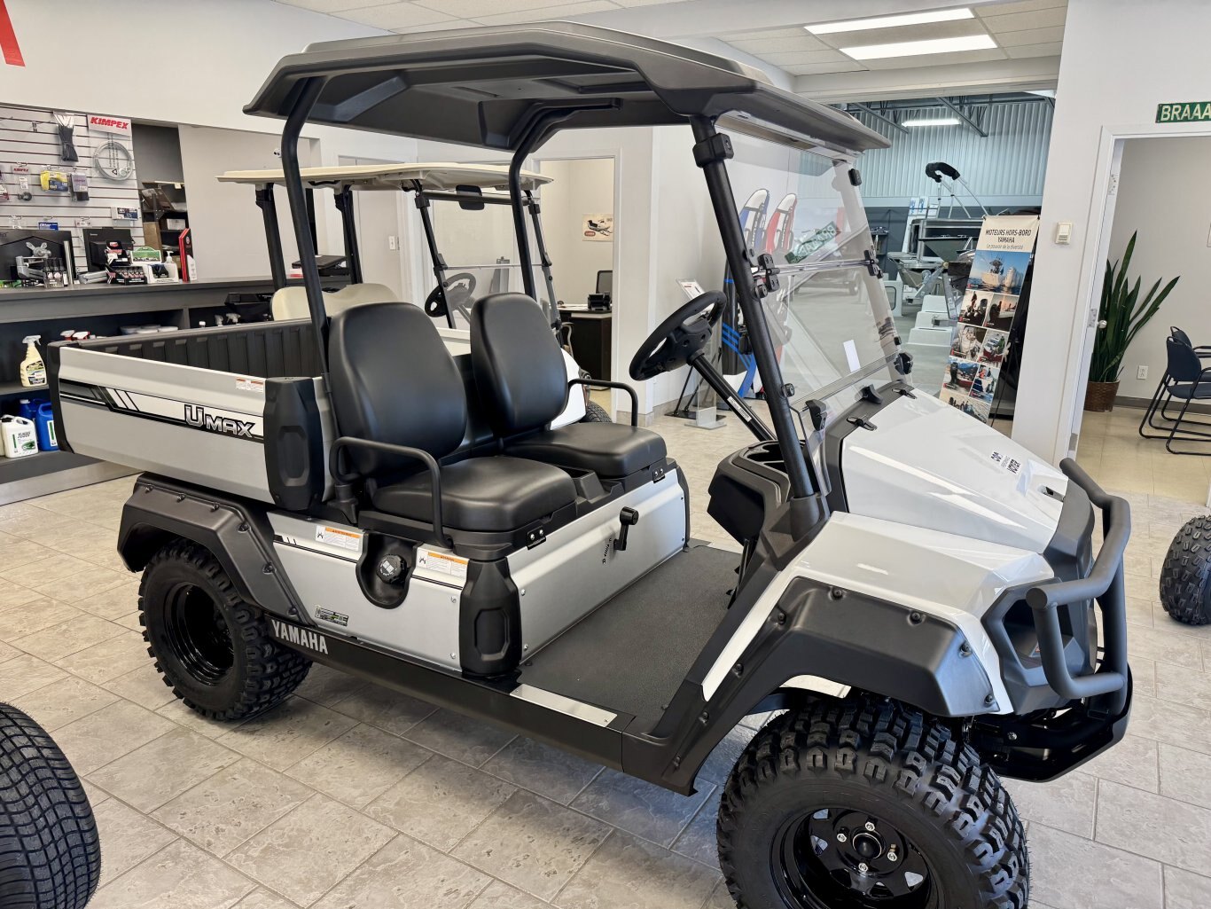 2025 Voiturette Yamaha UMAX Rallye Blanc Glacier