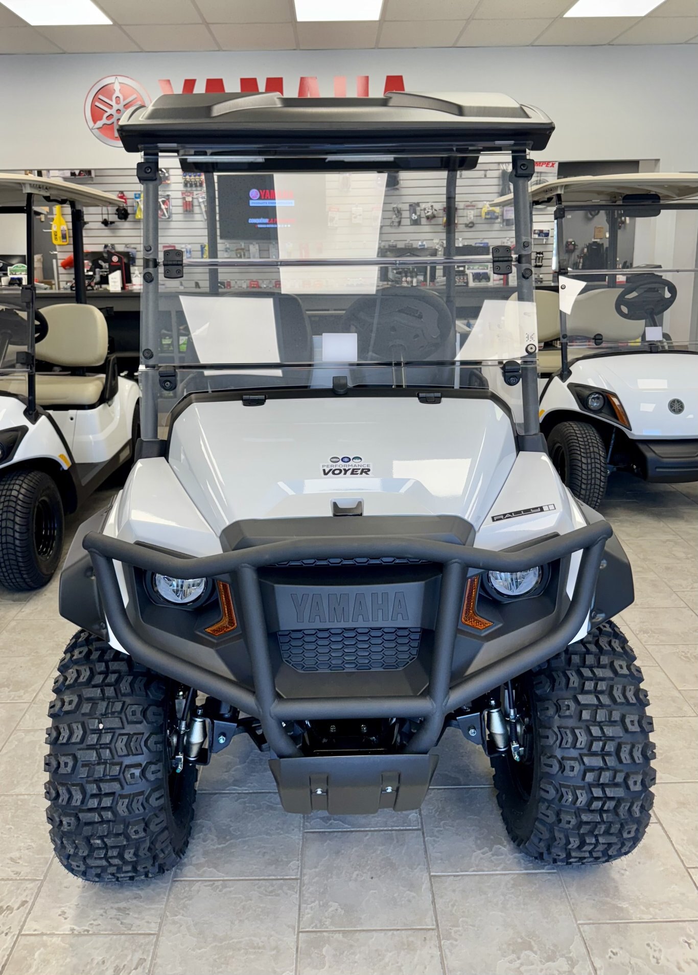 2025 Voiturette Yamaha UMAX Rallye Blanc Glacier