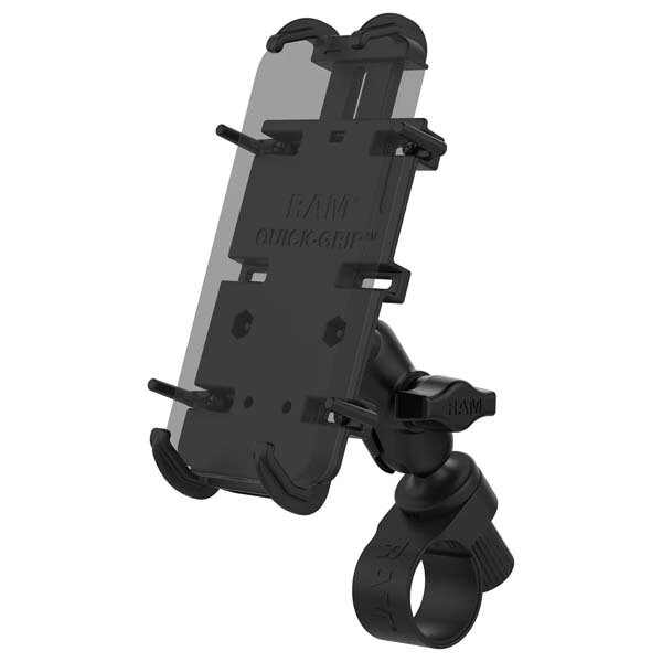 RAM Quick Grip XL Phone Mount avec RAM Tough Strap Handlebar Base (RAP B 460 A PD4U)