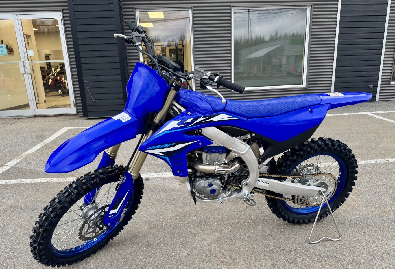 2026 Moto Yamaha YZ450F Bleu Team Yamaha