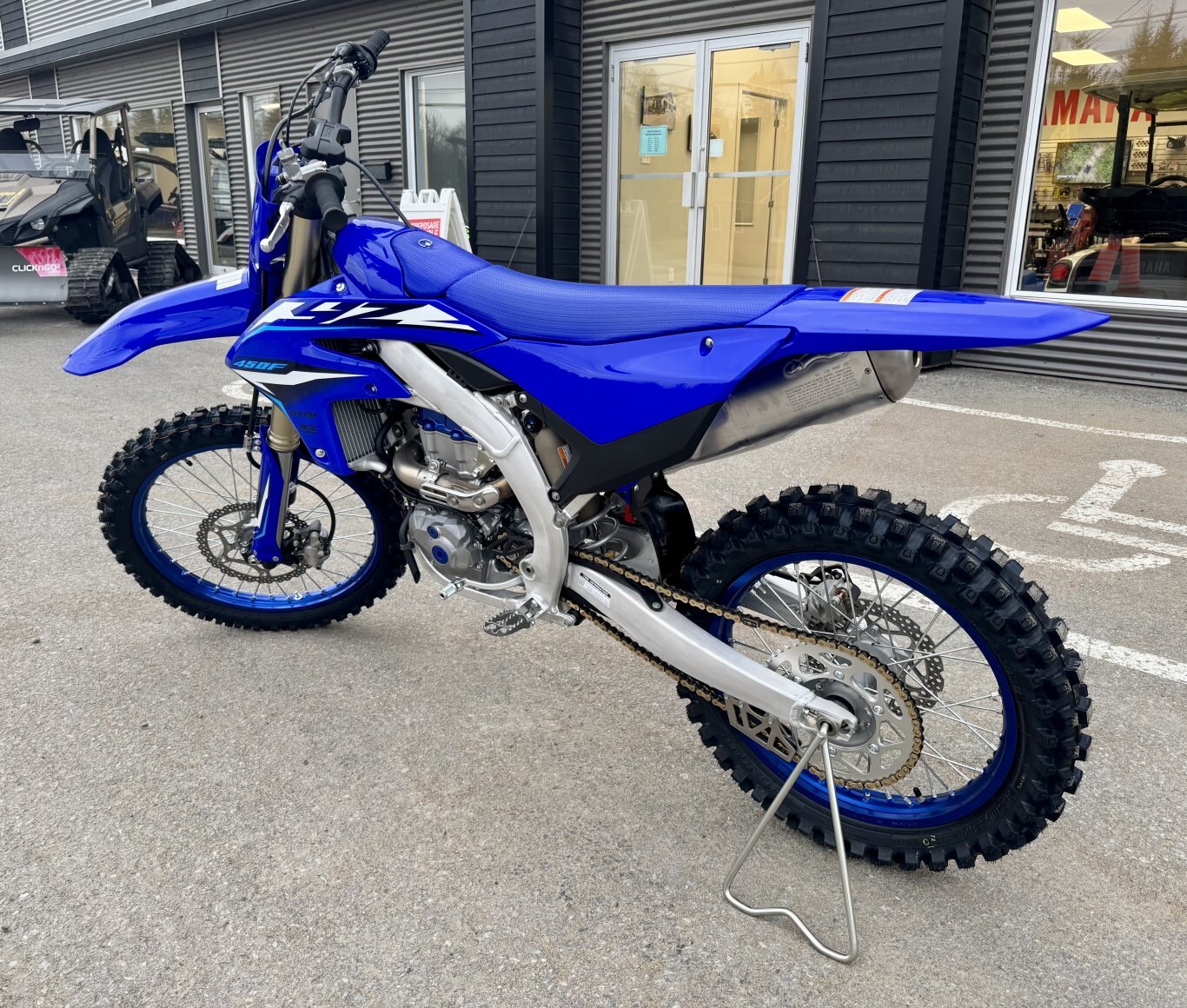 2026 Moto Yamaha YZ450F Bleu Team Yamaha