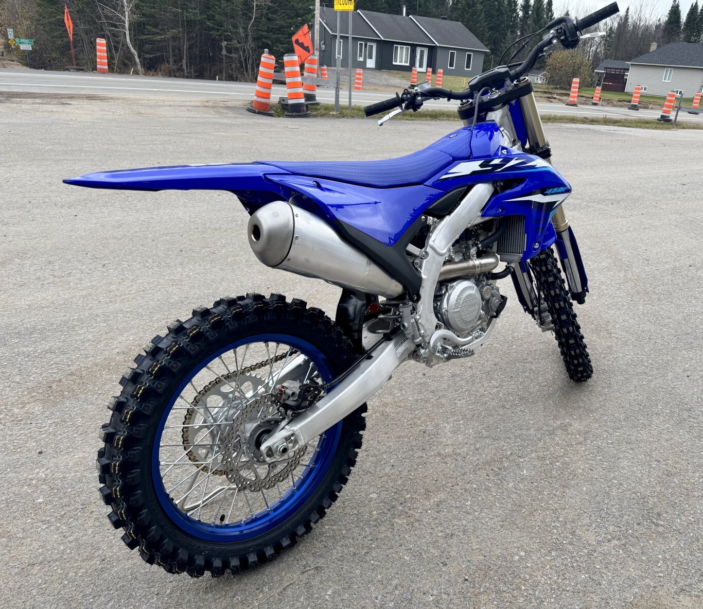 2026 Moto Yamaha YZ450F Bleu Team Yamaha