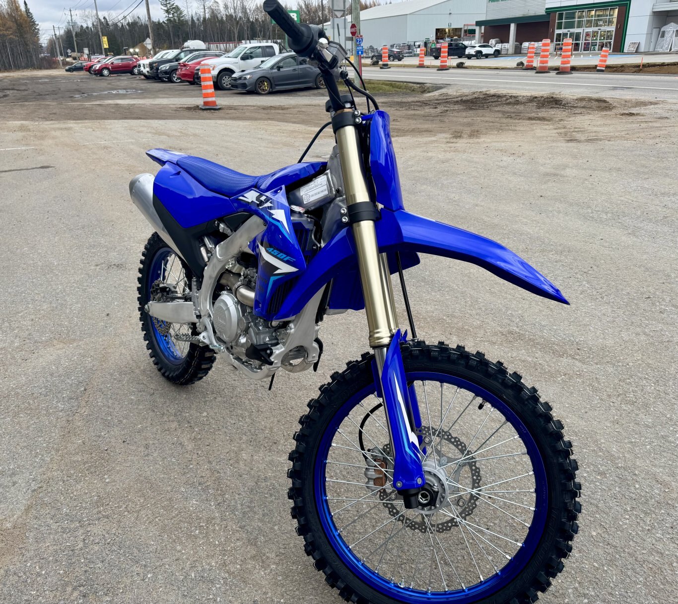 2026 Moto Yamaha YZ450F Bleu Team Yamaha