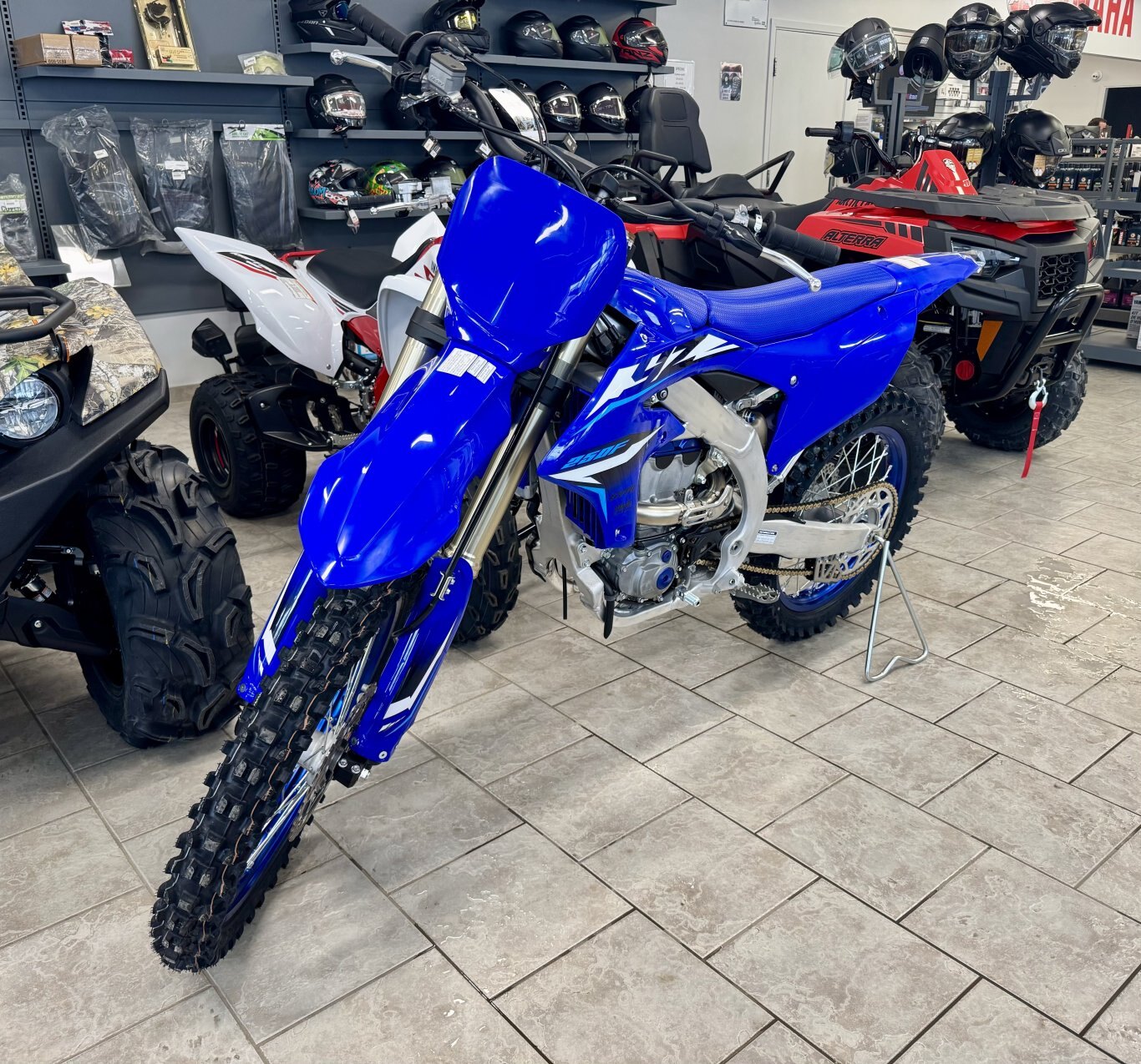 2026 Moto Yamaha YZ250F Bleu Team Yamaha